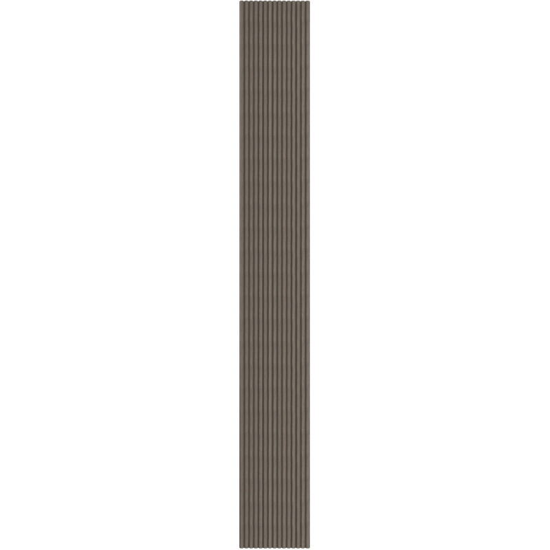 Mexen Ovalo 02 lamele de perete striate elastice 280 x 36 cm, furnir tehnic, Stejar Gri - S130-280-02-043