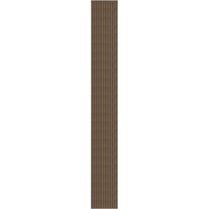 Mexen Ovalo 02 bordázott, rugalmas falécek 280 x 36 cm, technikai furnér, sötét dió - S130-280-02-044