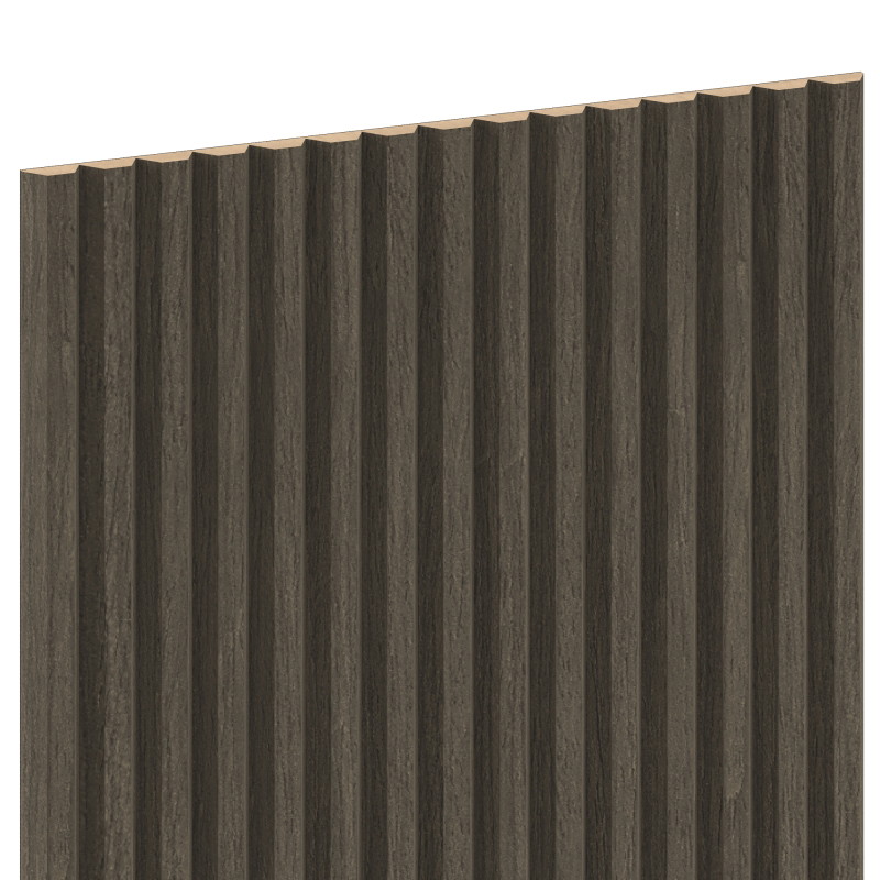 Mexen Ovalo 02 Rugós falécek 280 x 36 cm, műszaki furnér, Mocca Tölgy - S130-280-02-045