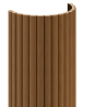 Mexen Ovalo 03 Ribizált rugalmas fali panelek 280 x 36 cm, technikai furnér, Természetes Tölgy - S130-280-03-042