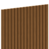 Mexen Ovalo 03 lamele de perete canelate flexibile 280 x 36 cm, furnir tehnic, Stejar Natural - S130-280-03-042
