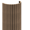Mexen Ovalo 03 lamele de perete canelate flexibile 280 x 36 cm, furnir tehnic, Nuc Întunecat - S130-280-03-044
