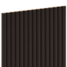 Mexen Ovalo 03 Rugalmas hullámlemezek 280 x 36 cm, technikai furnér, Fekete Tölgy - S130-280-03-046