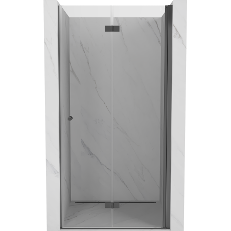 Mexen Mist-F ușă de duș pliată dreapta 100 cm, transparent, gun metal - 8A6-100-000-95-00-P
