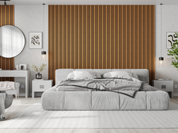 Mexen Lam-F Slim 01 lamele de perete acustice 280 x 36,5 cm, pâslă 9 mm, furnir tehnic, Stejar Natural - S107-280-01-042