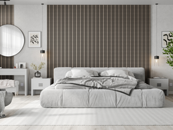 Mexen Lam-F lamele acustice de perete 275 x 30 cm, fetru 8 mm, furnir tehnic, Stejar Auriu - S105-275307-3015-003