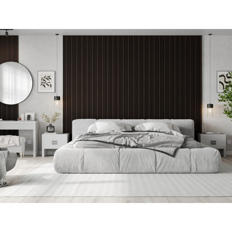 Mexen Lam-F Slim 01 lamele de perete acustice 280 x 36,5 cm, fetru 9 mm, furnir tehnic, Stejar Negru - S107-280-01-046