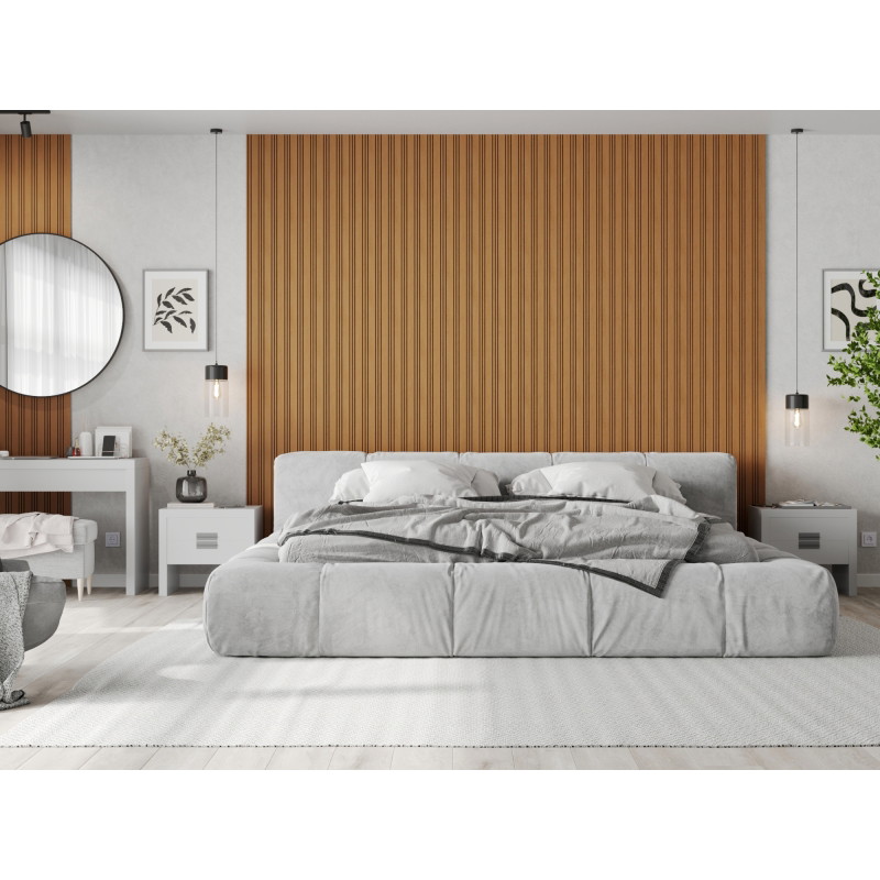 Mexen Lam-F Nano 01 lamele de perete acustice 280 x 32,4 cm, fetru 9 mm, furnir tehnic, Stejar Natural - S108-280-01-042