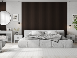 Mexen Lam-F Nano 01 lamele de perete acustice 280 x 32,4 cm, fetru 9 mm, furnir tehnic, Stejar Negru - S108-280-01-046
