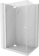 Mexen Mist-F cabina de duș pliabilă stânga 95 x 110 cm, transparentă, albă - 8A6T-095-110-20-00-L