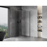 Mexen Mist-F cabina de duș pliabilă stânga 110 x 110 cm, transparent, gri armă periat - 8A6T-110-110-66-00-L