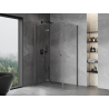 Mexen Mist-F cabină de duș pliabilă stânga 115 x 120 cm, transparentă, gri armă periat - 8A6T-115-120-66-00-L