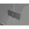 Mexen Mist-F cabina de duș pliabilă dreapta 105 x 100 cm, transparent, gri armă periat - 8A6T-105-100-66-00-P