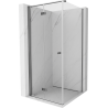 Mexen Mist-F cabina de duș pliabilă stânga 85 x 85 cm, transparentă, gun metal - 8A6T-085-085-95-00-L
