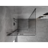 Mexen Mist-F cabina de duș pliabilă stânga 95 x 95 cm, transparentă, metal pistol - 8A6T-095-095-95-00-L