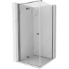 Mexen Mist-F cabina de duș pliabilă stânga 95 x 95 cm, transparentă, metal pistol - 8A6T-095-095-95-00-L