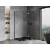 Mexen Mist-F cabina de duș pliabilă dreapta 105 x 75 cm, transparentă, gun metal - 8A6T-105-075-95-00-P