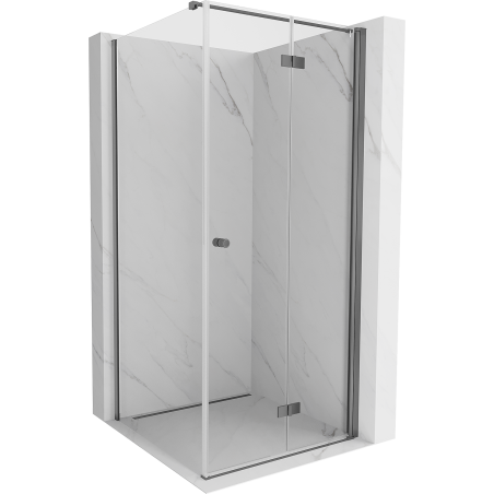 Mexen Mist-F cabina de duș pliabilă dreapta 85 x 85 cm, transparentă, metal armat - 8A6T-085-085-95-00-P