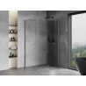 Mexen Mist-F kavicsos zuhanykabin, jobb oldali, 120 x 85 cm, átlátszó, gun metal - 8A6T-120-085-95-00-P