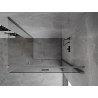 Mexen Mist-F cabina de duș pliabilă dreaptă 85 x 100 cm, transparentă, metal pistol - 8A6T-085-100-95-00-P