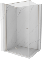 Mexen Mist-F cabina de duș pliabilă stânga 105 x 70 cm, transparent, nichel periat - 8A6T-105-070-97-00-L