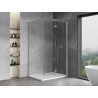 Mexen Mist-F cabina de duș pliabilă dreaptă 105 x 75 cm, transparent, nichel periat - 8A6T-105-075-97-00-P