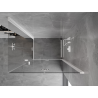 Mexen Mist-F Cabină de duș Duo pliabilă dreapta 75 x 85 cm, transparentă, albă - 8A6-075L-085P-20-00