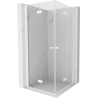 Mexen Mist-F Duo cabină de duș pliabilă 90 x 90 cm, transparentă, albă - 8A6-090L-090P-20-00