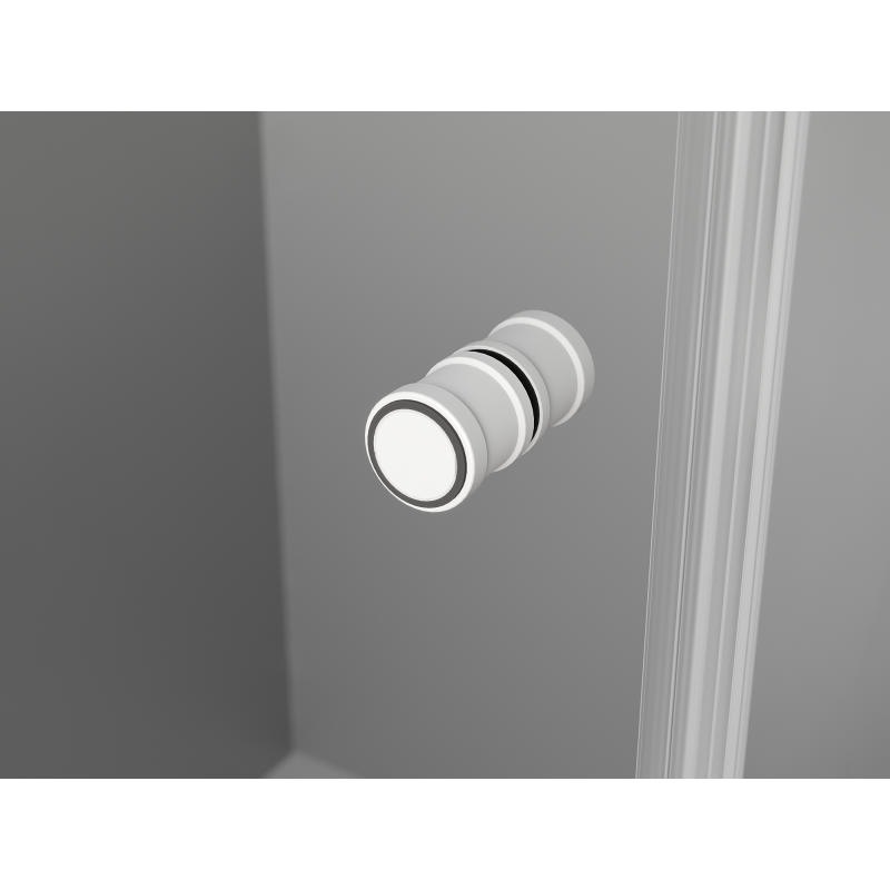 Mexen Mist-F Duo összecsukható zuhanykabin jobb oldali 75 x 95 cm, átlátszó, fehér - 8A6-075L-095P-20-00