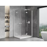 Mexen Mist-F Duo cabină de duș pliabilă dreapta 75 x 100 cm, transparent, albă - 8A6-075L-100P-20-00