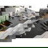 Mexen Carlos chiuvetă de granit cu 1,5 compartimente cu baterie de bucătărie Telma, negru/auriu metalizat - 6518-75-670200-50-B