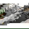 Mexen Carlos chiuvetă din granit, 1,5 compartimente cu baterie de bucătărie Telma, negru/auriu metalic - 6518-75-670200-70