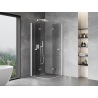 Mexen Mist-F Duo cabină de duș pliabilă 120 x 120 cm, transparentă, albă - 8A6-120L-120P-20-00