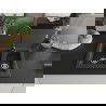 Mexen Carlos chiuvetă de granit cu 1,5 cuve cu baterie de bucătărie Telma, negru pătat - 6518-76-670200-70
