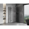 Mexen Mist-F Cabină de duș Duo pliabilă dreapta 100 x 105 cm, transparentă, gri armă periat - 8A6-100L-105P-66-00