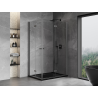 Mexen Mist-F Duo cabină de duș pliabilă dreapta 70 x 110 cm, transparent, gri armă periat - 8A6-070L-110P-66-00