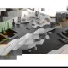 Mexen Carlos chiuvetă de granit cu 1,5 compartiment și baterie de bucătărie Telma, Neagră - 6518-77-670200-00