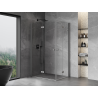 Mexen Mist-F Cabină de duș dublă pliabilă stânga 75 x 70 cm, transparent, gun metal - 8A6-075L-070P-95-00