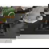 Mexen Carlos chiuvetă de granit cu 1,5 cuve cu baterie de bucătărie Telma, negru - 6518-77-670200-50-B