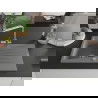 Mexen Cesar chiuvetă de granit cu un compartiment, cu picurător și baterie de bucătărie Duero, gri - 6514-71-671600-00