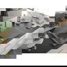 Mexen Cesar chiuvetă de granit cu un compartiment, cu picurător și baterie de bucătărie Duero, gri - 6514-71-671600-71