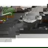 Mexen Cesar chiuvetă granit 1-cuvertură cu scurgător și baterie bucătărie Duero, negru/argintiu metalic - 6514-73-671600-00