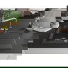 Mexen Cesar chiuvetă de granit cu 1 compartiment cu scurgător și robinet de bucătărie Duero, negru cu pete - 6514-76-671600-00
