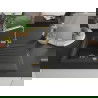 Mexen Cesar chiuvetă de granit cu o singură cuvă, cu scurgător și baterie de bucătărie Duero, negru pătat - 6514-76-671600-50