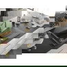 Mexen Cesar chiuvetă de granit cu o singură cuvă, cu scurgător și baterie de bucătărie Duero, negru pătat - 6514-76-671600-50