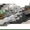 Mexen Cesar chiuvetă de granit cu un compartiment, cu picurător și baterie de bucătărie Duero, Neagră - 6514-77-671600-50-B
