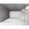 Mexen Kioto Walk-in zuhanyfal 80 x 200 cm, fehér ombre 8 mm, króm - 800-080-101-01-86