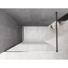 Mexen Kioto panou de duș Walk-in 140 x 200 cm, ombre albă 8 mm, gun gray periat - 800-140-101-66-86