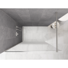Mexen Kioto perete de duș Walk-in 120 x 200 cm, ombre alb 8 mm, nichel periat - 800-120-101-97-86