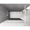 Mexen Kioto Mexen Kioto elegáns 120 x 200 cm-es Walk-in zuhanyfal, fekete ombre 8 mm, fehér - 800-120-101-20-76